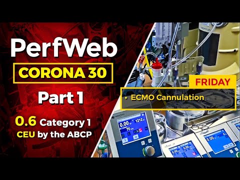 CORONA 30 ECMO Cannulation Extracorporeal Membrane Oxygenation