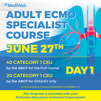 Adult ECMO Specialist Course — Didactic