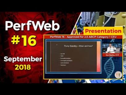 Pump Standby When and How - Perfusion Education - Nathanial Bedair CCP