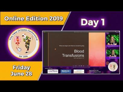 TNOC 2019 Day 1 Blood Transfusions When and why Morbidities associated with transfusion Hemodilution