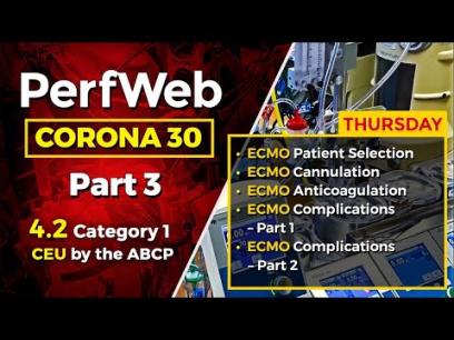 CORONA 30 ECMO patient selection, ECMO anticoagulation, ECMO cannulation