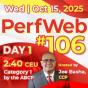 PerfWeb 106 Day 1 – The Perfusionist of the Future and Scientific Standards in Evidence