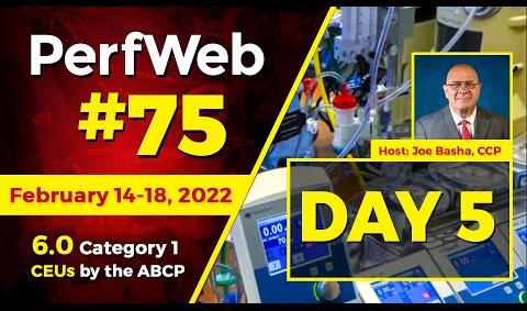 PerfWeb 75 - Day 5 - PerfWeb - ECMO clinical scenarios