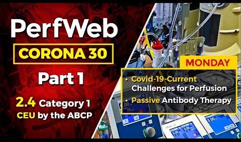 CORONA 30 Covid-19 - Current challenges for perfusion. Plasma transfusions