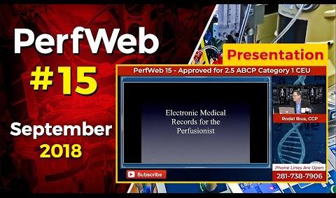 Electronic Charting - EHR Options for Perfusion - Patrick O'Toole, CCP