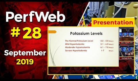 Controversies in Perfusion – 3 – Should you treat an elevated potassium. Hyperkalemia